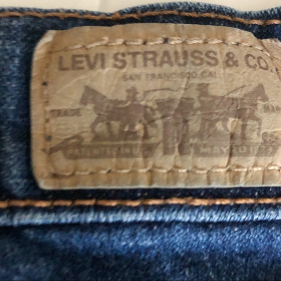 LEVIS High Waist Pleated Mom Jean Shorts - Picture 10 of 10